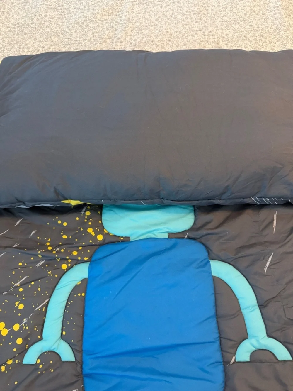 Grey Space Alien Sleep Sack - Camping